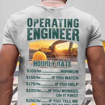 Hourly Rate Chart - Operating Engineer Work Humor