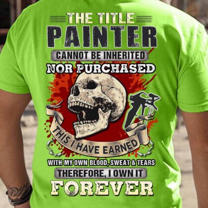 The Title Painter Skull Design - Painter Pride
